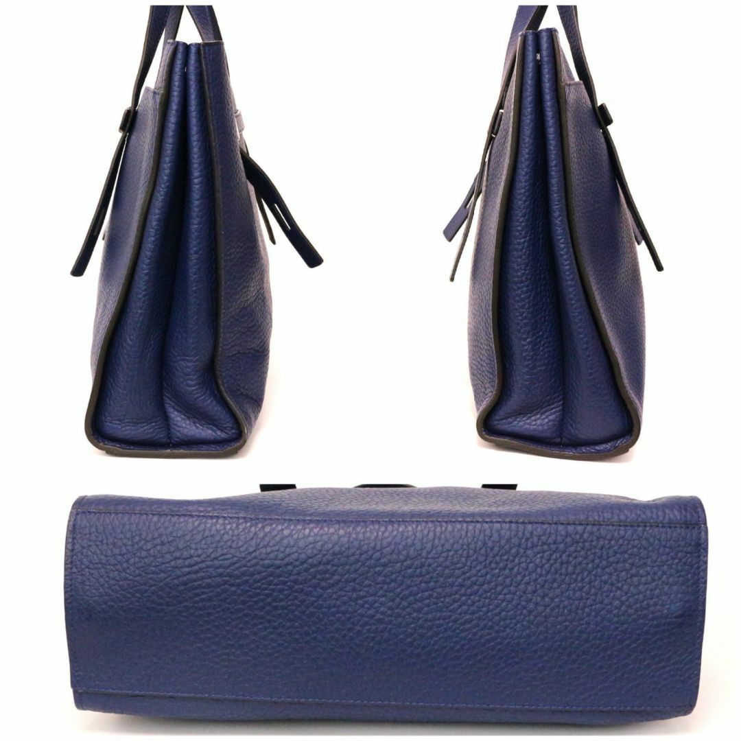Furla(フルラ)のフルラ ジョーヴェ トートバッグ ビジネスバッグ A4 PC レザー ネイビー メンズのバッグ(トートバッグ)の商品写真