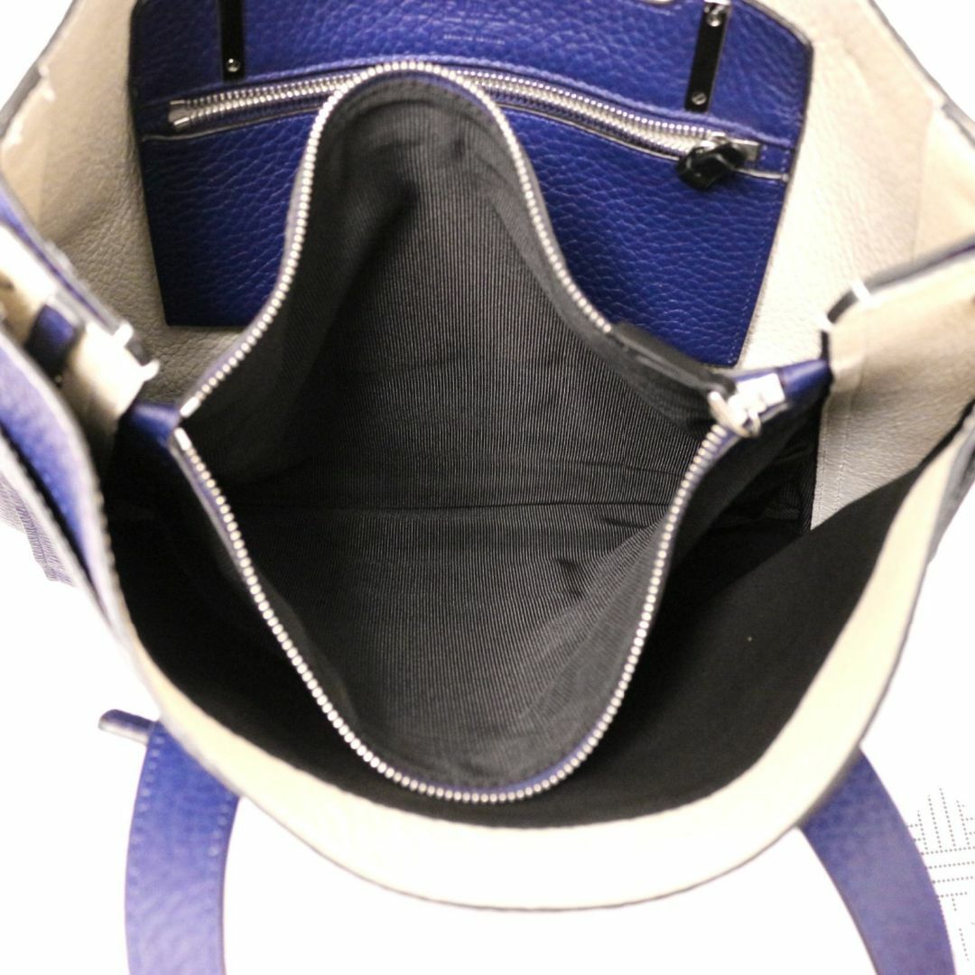 Furla(フルラ)のフルラ ジョーヴェ トートバッグ ビジネスバッグ A4 PC レザー ネイビー メンズのバッグ(トートバッグ)の商品写真