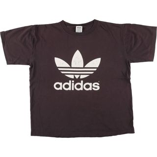 アディダス(adidas)の古着 80年代 アディダス adidas トレフォイルロゴ ロゴTシャツ USA製 メンズL ヴィンテージ /eaa448942(Tシャツ/カットソー(半袖/袖なし))