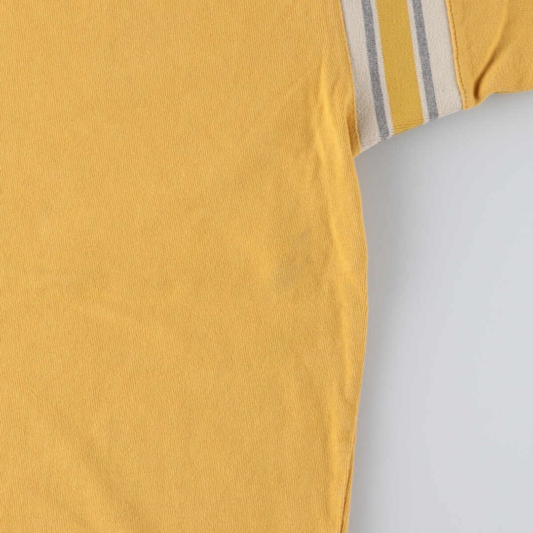 古着 ラッセル Russell フットボール Vネック ロングTシャツ ロンT メンズL /eaa442144 メンズのトップス(Tシャツ/カットソー(半袖/袖なし))の商品写真