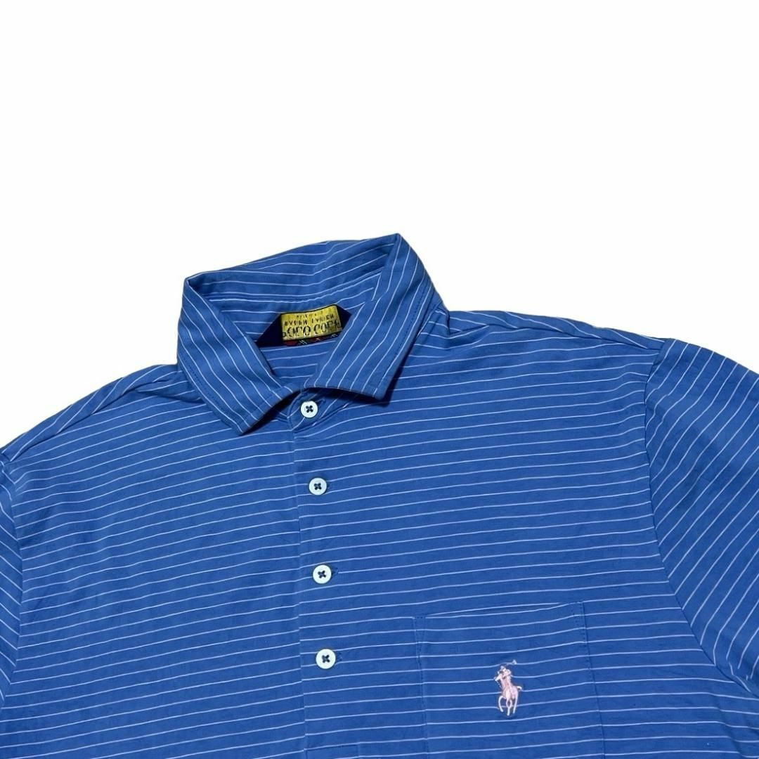 Polo Golf(ポロゴルフ)のポロゴルフ ラルフローレン 半袖ポロシャツ ストレッチ ポニー夏物古着h11① メンズのトップス(ポロシャツ)の商品写真