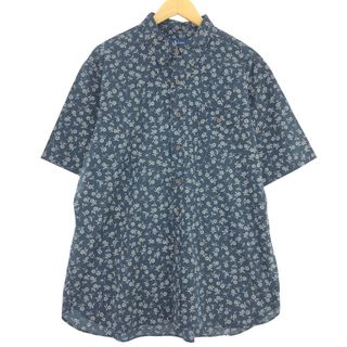 ラルフローレン(Ralph Lauren)の古着 ラルフローレン Ralph Lauren CLASSIC FIT 花柄 ボタンダウン ハワイアンアロハシャツ メンズXL /eaa447446(シャツ)