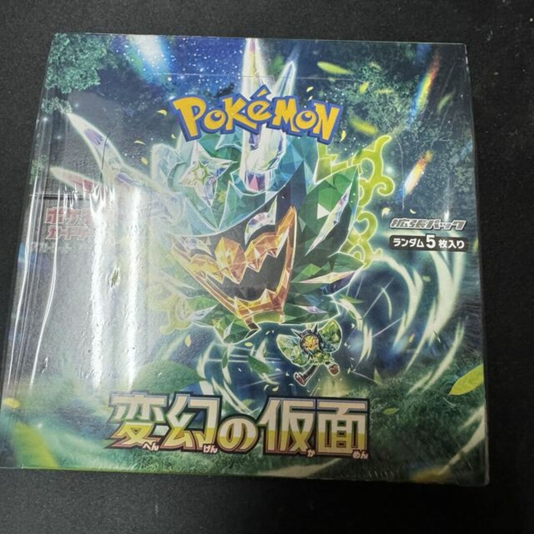 ポケモン(ポケモン)の拡張パック「変幻の仮面」未開封BOX  1BOX エンタメ/ホビーのトレーディングカード(Box/デッキ/パック)の商品写真