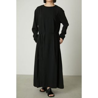 RIM.ARK - 【RIM.ARK】R-neck flare dress