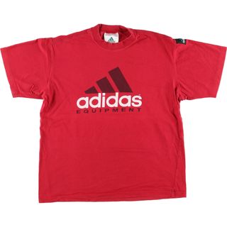 アディダス(adidas)の古着 アディダス adidas EQUIPMENT エキップメント ロゴプリントTシャツ メンズM /eaa448944(Tシャツ/カットソー(半袖/袖なし))