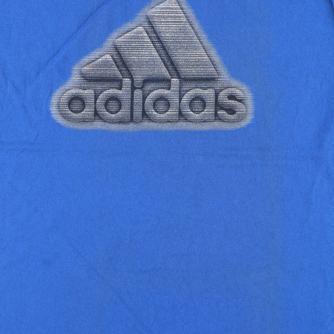 adidas(アディダス)の古着 90年代 アディダス adidas ロゴプリントTシャツ USA製 メンズM ヴィンテージ /eaa448945 メンズのトップス(Tシャツ/カットソー(半袖/袖なし))の商品写真