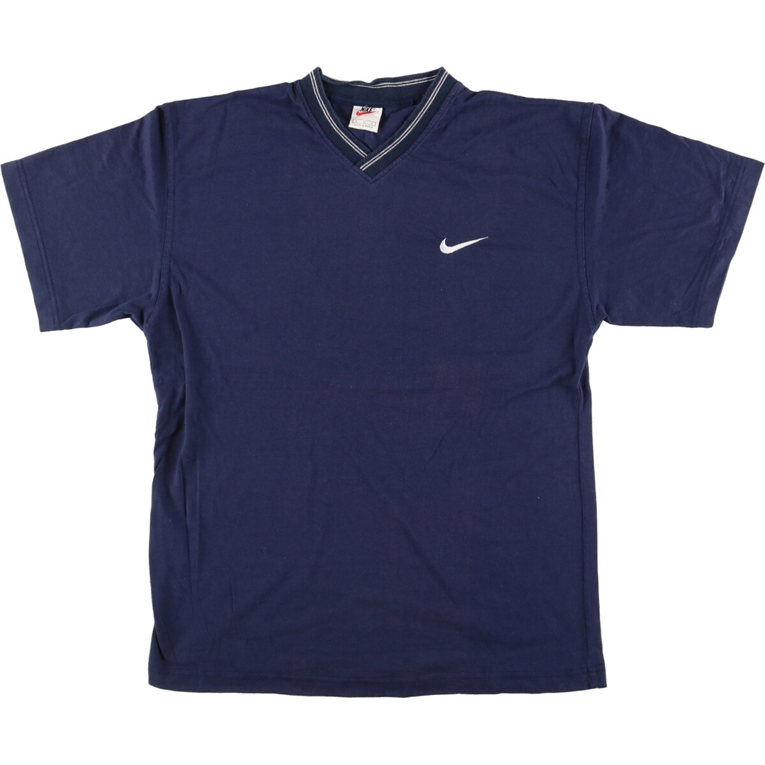 NIKE(ナイキ)の古着 90年代 ナイキ NIKE VネックTシャツ メンズXL ヴィンテージ /eaa448946 メンズのトップス(Tシャツ/カットソー(半袖/袖なし))の商品写真