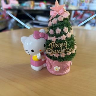 サンリオ(サンリオ)のキティ 陶器 置き物 クリスマスツリー(キャラクターグッズ)