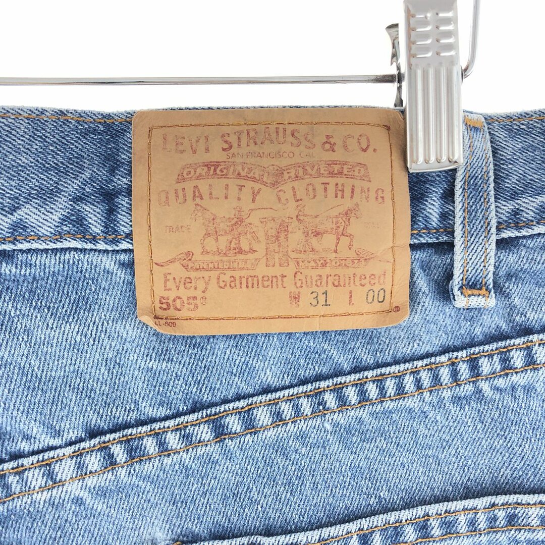 Levi's(リーバイス)の古着 00年代 リーバイス Levi's 505 REGULAR FIT デニムショーツ ショートパンツ メンズw30 /eaa382536 メンズのパンツ(ショートパンツ)の商品写真