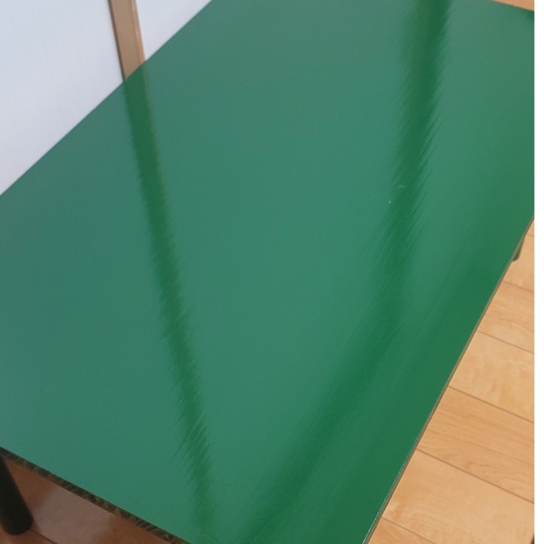 木材テーブル 【グリーン】DIY オーダーメイド ハンドメイドのインテリア/家具(家具)の商品写真