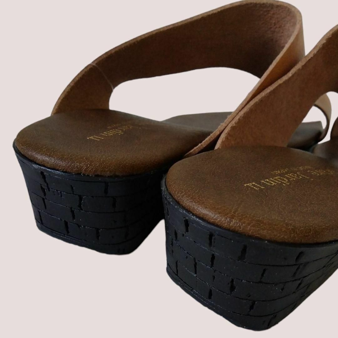 新品/LL 日本製 やわらかい素材ではきやすい 人工皮革 レディース サンダル レディースの靴/シューズ(サンダル)の商品写真