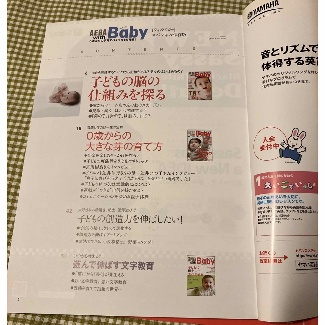 朝日新聞出版(アサヒシンブンシュッパン)のＡＥＲＡ　ｗｉｔｈ　Ｂａｂｙ 保存版 2冊セット エンタメ/ホビーの本(住まい/暮らし/子育て)の商品写真