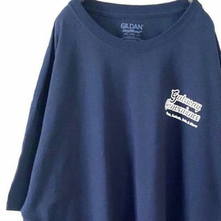 ギルダン ゲートウェイ コンビニエンス Tシャツ 2XL ネイビー 古着(Tシャツ/カットソー(半袖/袖なし))