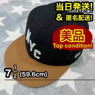 NEW ERA - 【美品】 NEWERA ニューエラ NYC 7 1/2 59.6cm キャップ