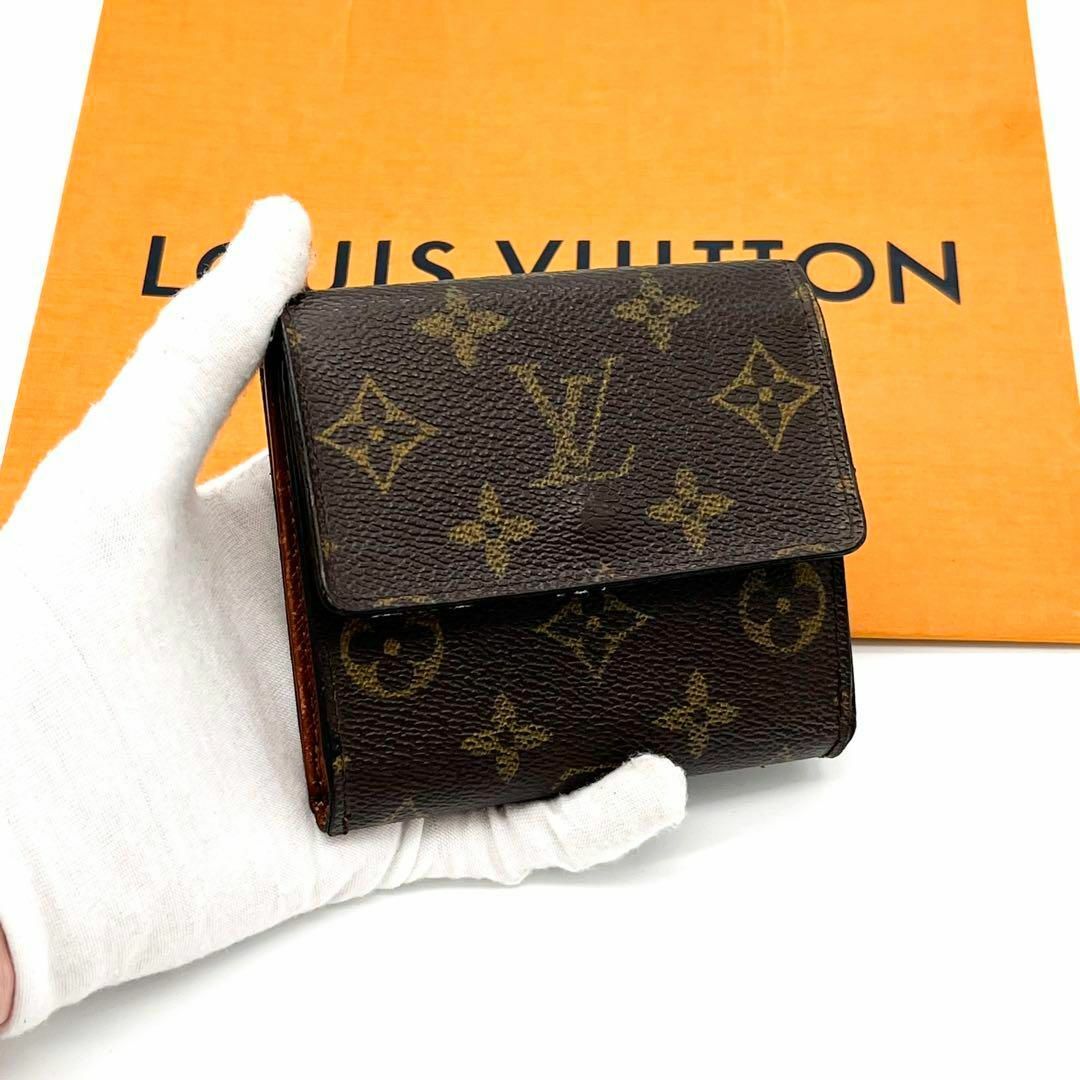 LOUIS VUITTON(ルイヴィトン)のルイヴィトン 三つ折り財布  モノグラム Wホック レディースのファッション小物(財布)の商品写真