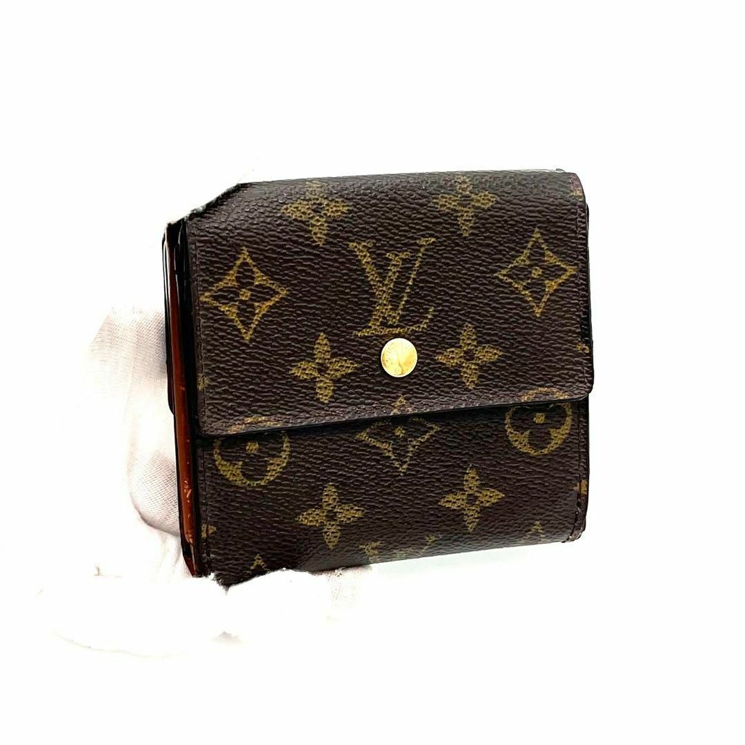 LOUIS VUITTON(ルイヴィトン)のルイヴィトン 三つ折り財布  モノグラム Wホック レディースのファッション小物(財布)の商品写真