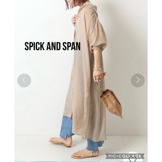 Spick & Span - Spick & Span キュプラストライプシャツワンピース