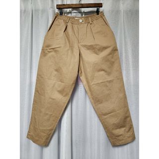 【新品未使用品】マルニ　23SS　1p　コットンリネン　シャーリング　46　春夏