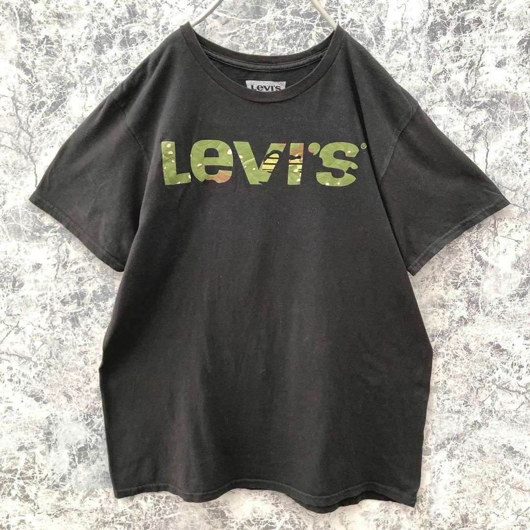 Levi's(リーバイス)のIT112 メキシコ製古着リーバイスカモフラ柄ブランドデカロゴ半袖薄手Tシャツ メンズのトップス(Tシャツ/カットソー(半袖/袖なし))の商品写真