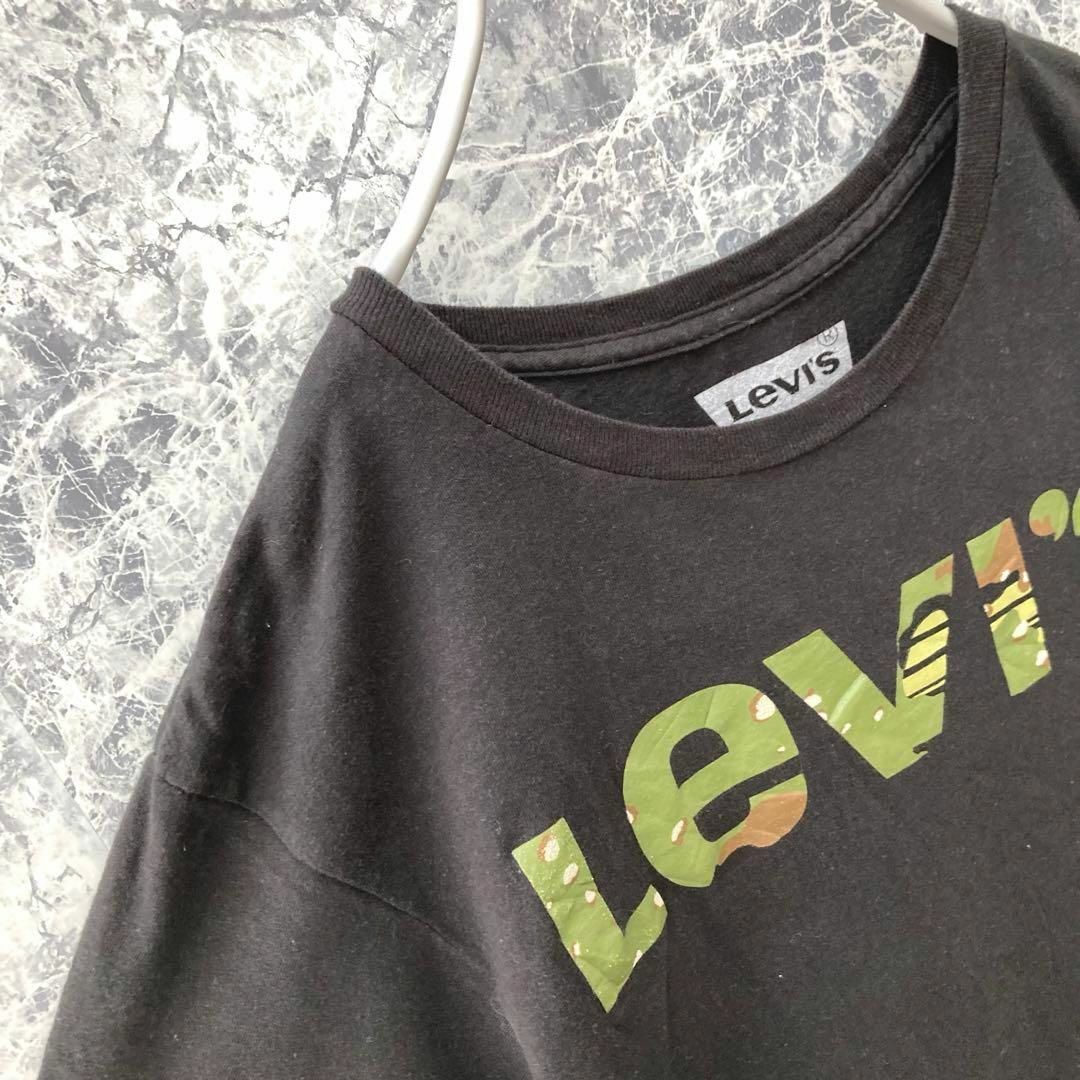 Levi's(リーバイス)のIT112 メキシコ製古着リーバイスカモフラ柄ブランドデカロゴ半袖薄手Tシャツ メンズのトップス(Tシャツ/カットソー(半袖/袖なし))の商品写真