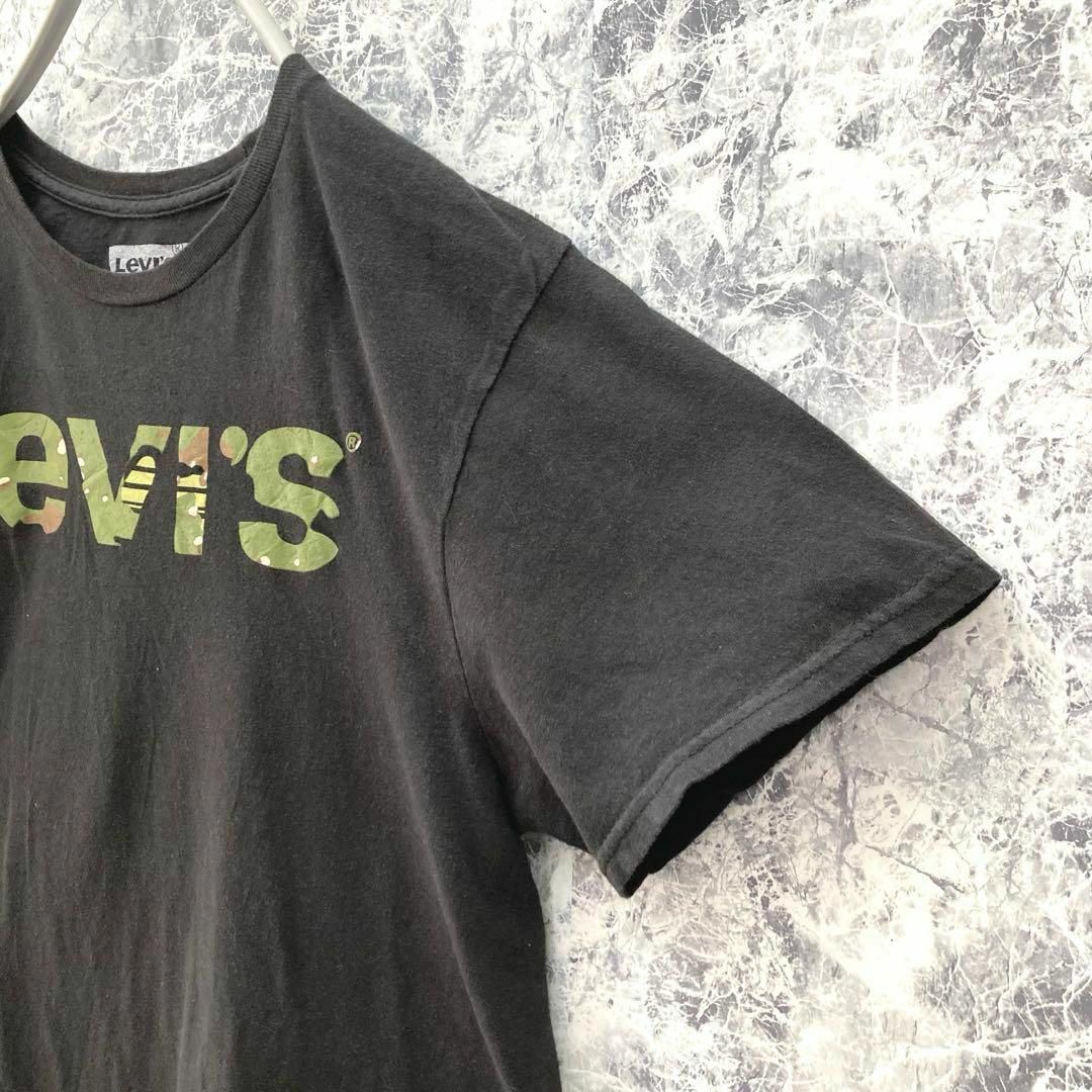 Levi's(リーバイス)のIT112 メキシコ製古着リーバイスカモフラ柄ブランドデカロゴ半袖薄手Tシャツ メンズのトップス(Tシャツ/カットソー(半袖/袖なし))の商品写真