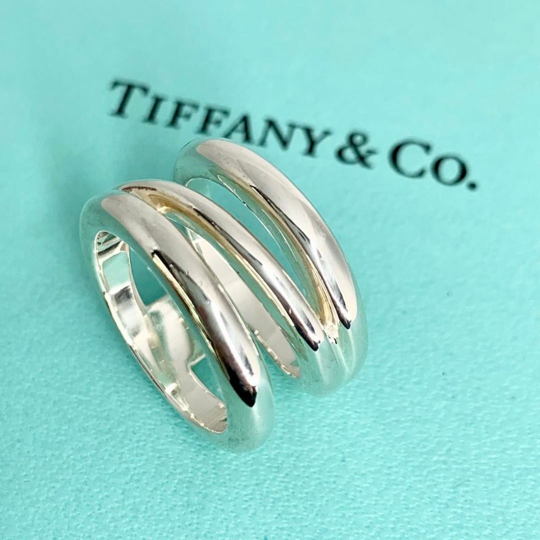 Tiffany & Co.(ティファニー)のティファニー ダイアゴナル リング 指輪 廃盤 ヴィンテージ ds19 レディースのアクセサリー(リング(指輪))の商品写真
