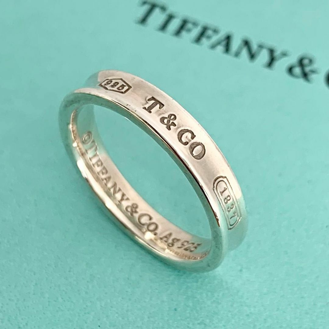 Tiffany & Co.(ティファニー)のTIFFANY&Co. ティファニー ナロー 1837 メンズ リング ds20 レディースのアクセサリー(リング(指輪))の商品写真