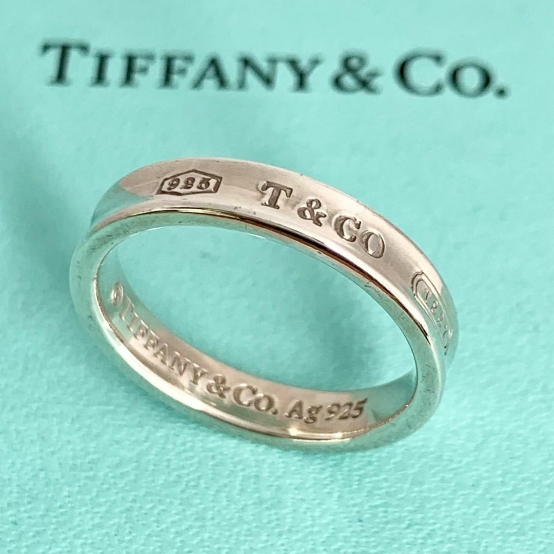 Tiffany & Co.(ティファニー)のTIFFANY&Co. ティファニー ナロー 1837 メンズ リング ds20 レディースのアクセサリー(リング(指輪))の商品写真