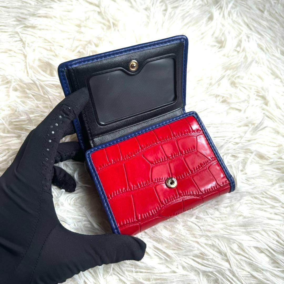 Vivienne Westwood(ヴィヴィアンウエストウッド)の⋟美品⋞ / ヴィヴィアンウエストウッド がま口バイカラーコンパクトウォレット レディースのファッション小物(財布)の商品写真