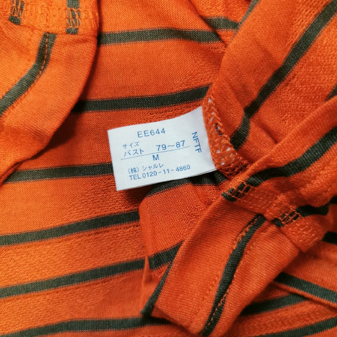 シャレル ストライプ シャツ 半袖 レディースのトップス(Tシャツ(半袖/袖なし))の商品写真