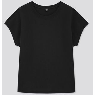 ユニクロ(UNIQLO)のXL＊UNIQLO＊コットンリラックスフレンチスリーブtシャツ(Tシャツ(半袖/袖なし))