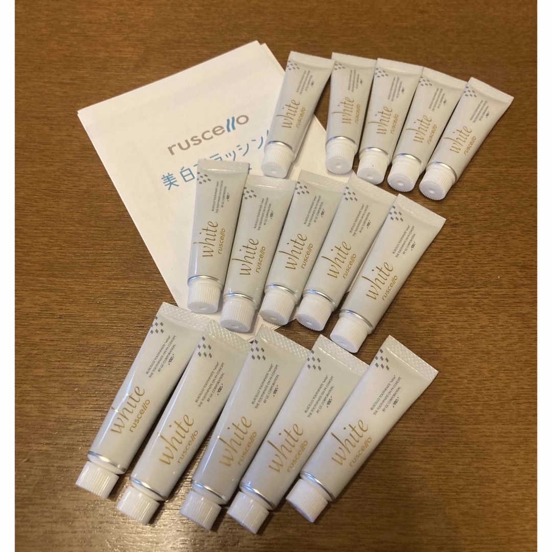 GC(ジーシー)のルシェロホワイト　10g 15本セット コスメ/美容のオーラルケア(歯磨き粉)の商品写真