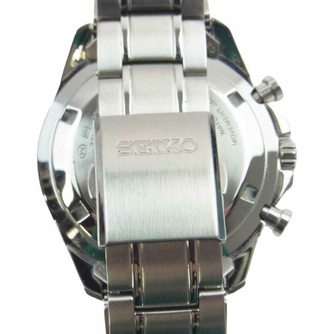 SEIKO(セイコー)のSEIKO セイコー 時計 SBTR027 セレクション SPIRIT スピリット 8Tクロノ SBTR027 メンズ クオーツ クロノグラフ 横型 アナログ 電池式 メタルバンド シルバー系【中古】 メンズの時計(腕時計(アナログ))の商品写真