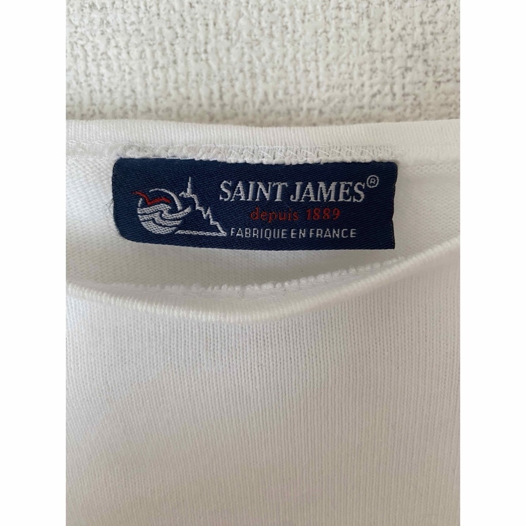 SAINT JAMES(セントジェームス)のセントジェームス　ウエッソン　ホワイト レディースのトップス(カットソー(長袖/七分))の商品写真