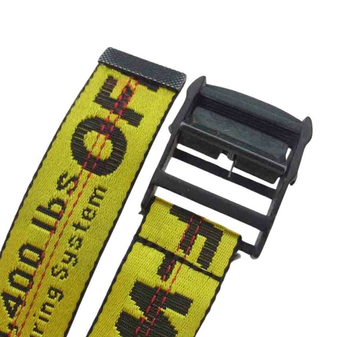 OFF-WHITE(オフホワイト)のOFF-WHITE オフホワイト ベルト INDUSTRIAL BELT インダストリアル ベルト イエロー系 U【中古】 メンズのファッション小物(ベルト)の商品写真