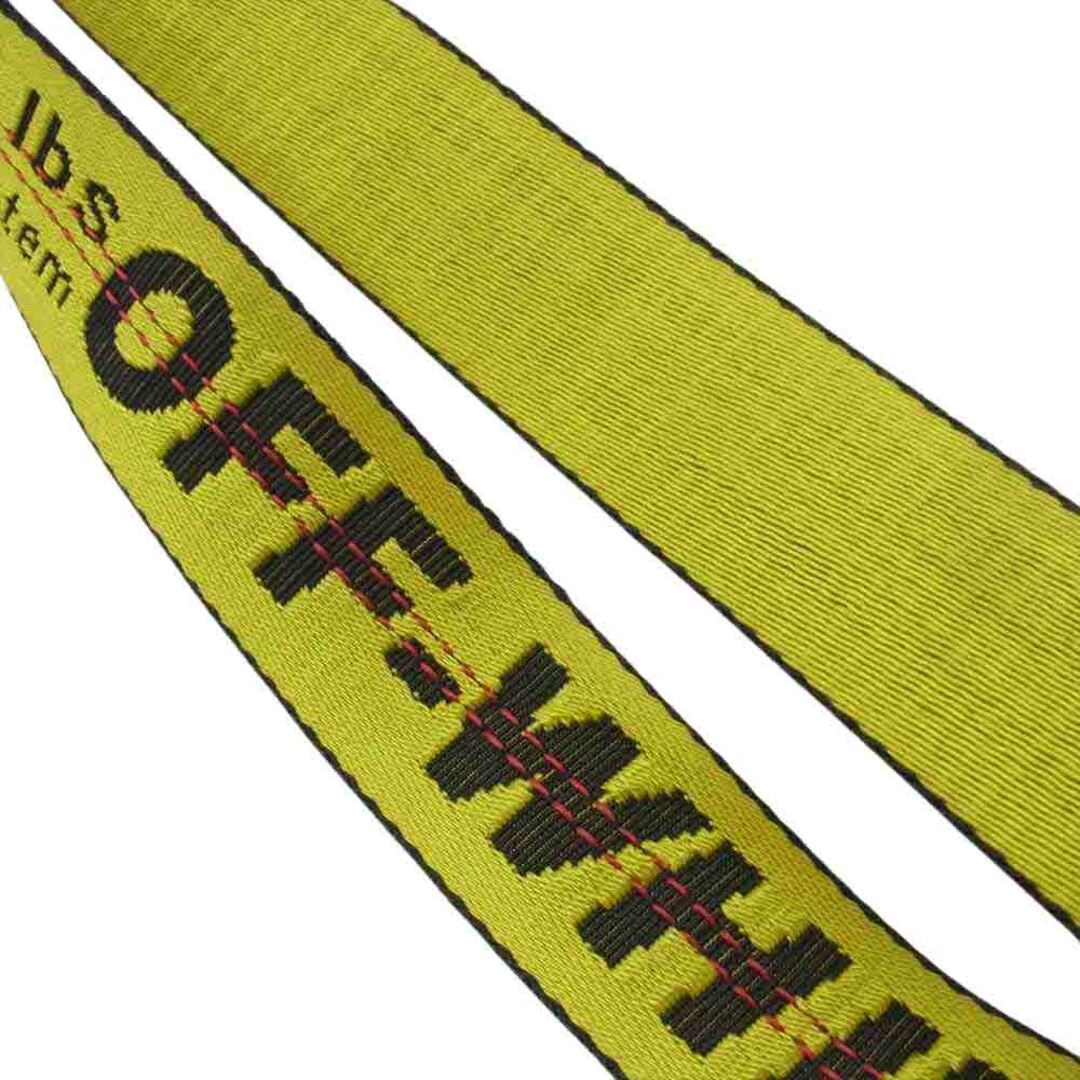 OFF-WHITE(オフホワイト)のOFF-WHITE オフホワイト ベルト INDUSTRIAL BELT インダストリアル ベルト イエロー系 U【中古】 メンズのファッション小物(ベルト)の商品写真