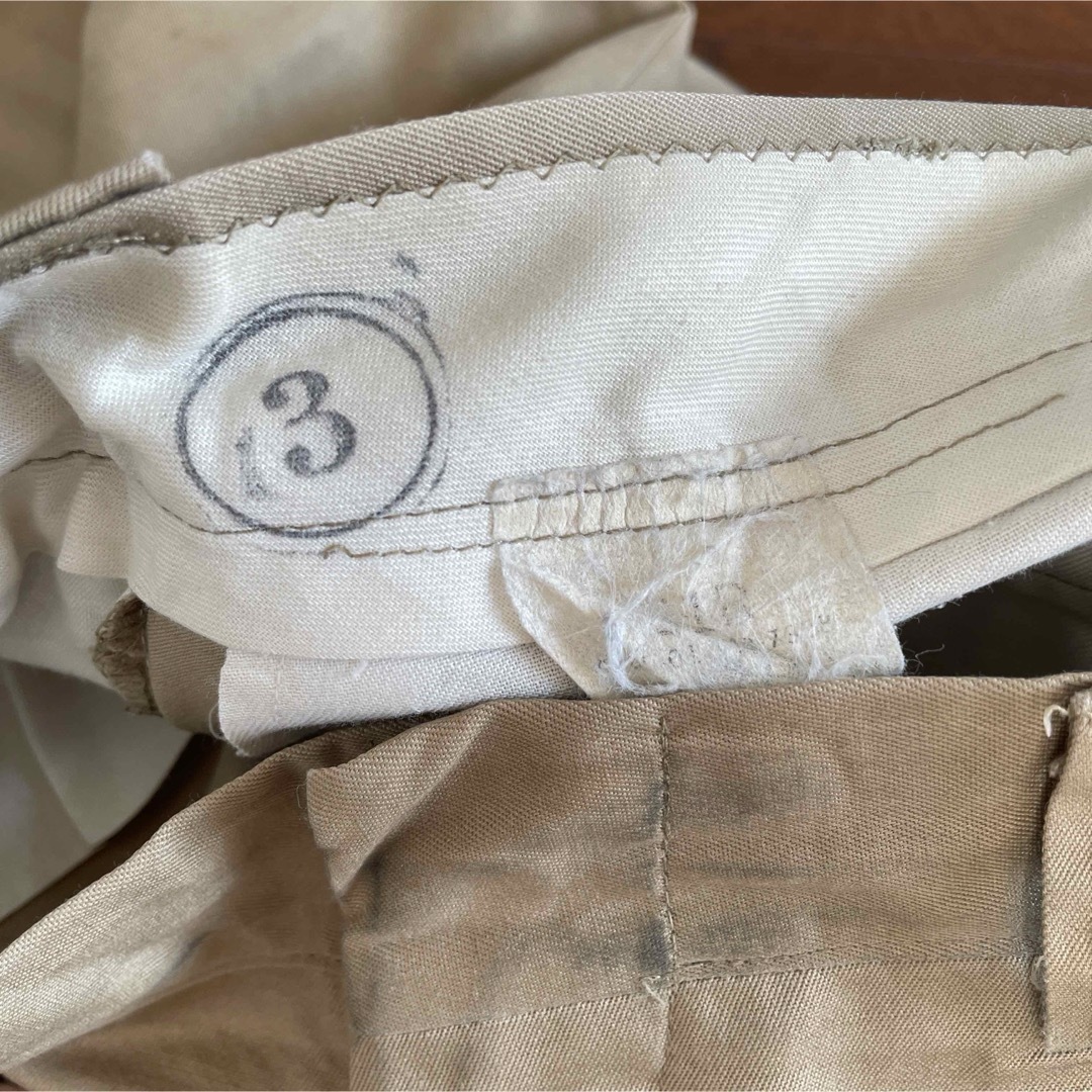 ヴィンテージ ミリタリー  チノパン scovill zip 古着 ワークパンツ メンズのパンツ(ワークパンツ/カーゴパンツ)の商品写真