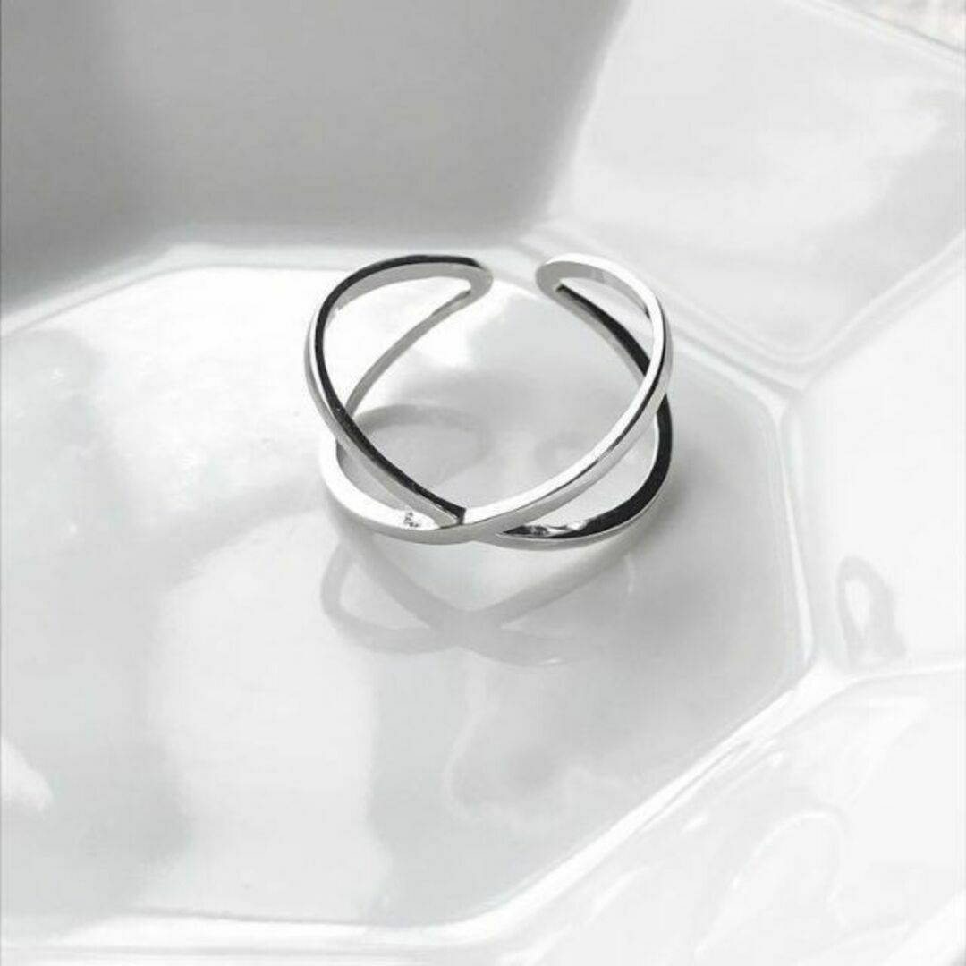 slim cross ring レディースのアクセサリー(リング(指輪))の商品写真
