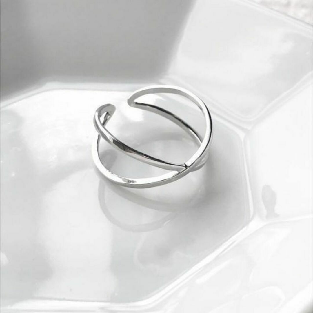 slim cross ring レディースのアクセサリー(リング(指輪))の商品写真