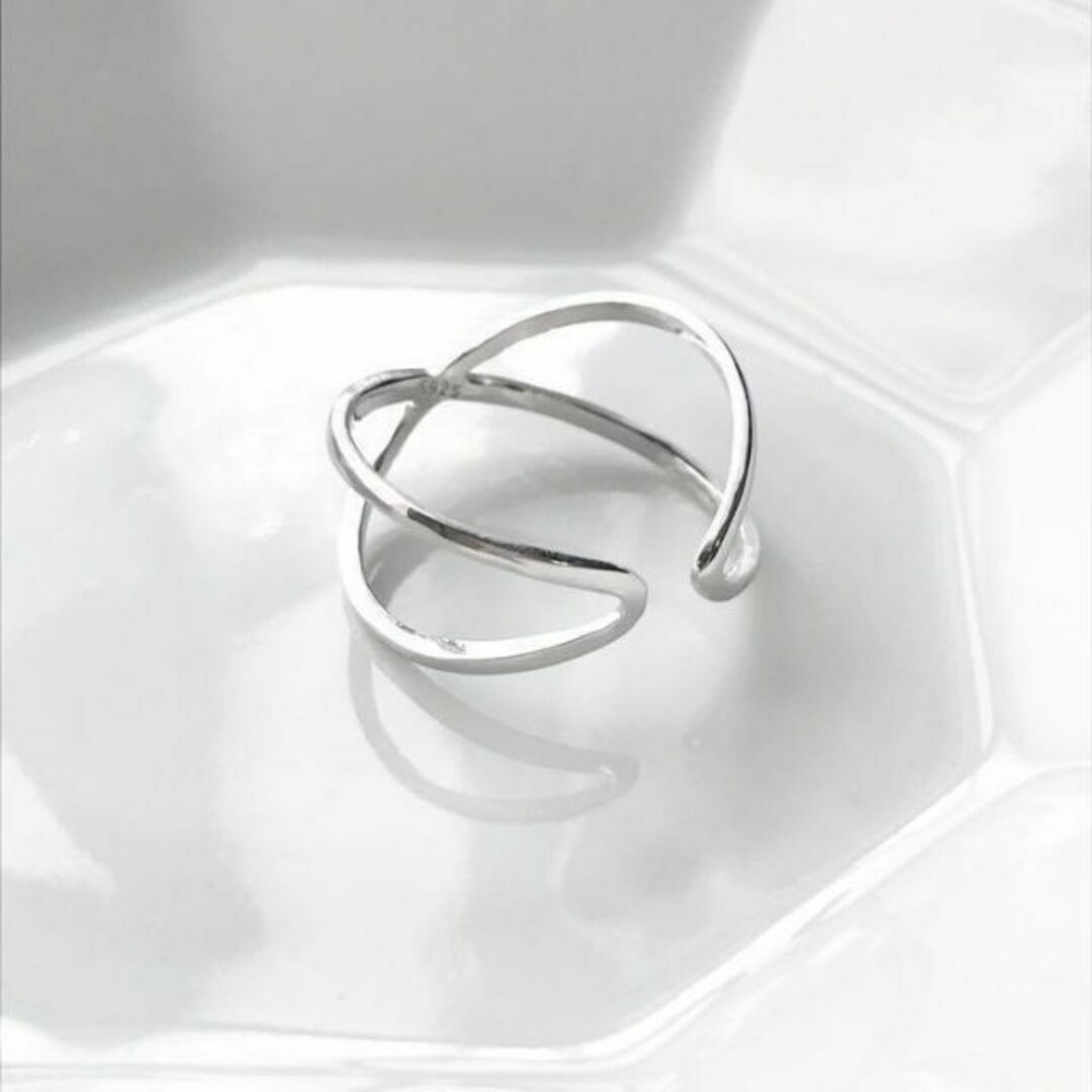 slim cross ring レディースのアクセサリー(リング(指輪))の商品写真