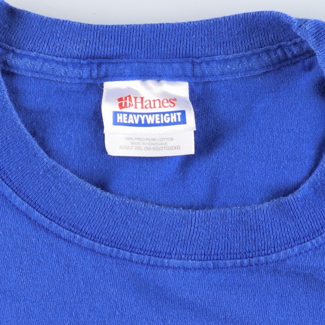 Hanes(ヘインズ)の古着 ヘインズ Hanes カレッジTシャツ メンズXXL /eaa447860 メンズのトップス(Tシャツ/カットソー(半袖/袖なし))の商品写真