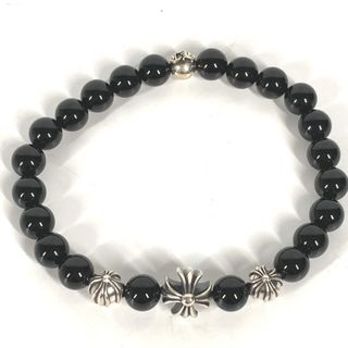 クロムハーツ(Chrome Hearts)のクロムハーツ CHROME HEARTS BEAD ビード 8mm バングル アクセサリー ブレスレット オニキス ブラック(ブレスレット)