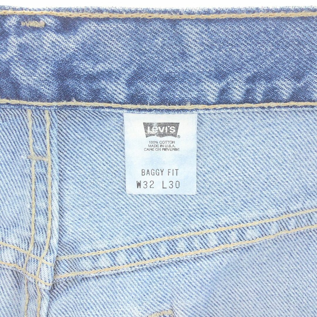 Levi's(リーバイス)の古着 90年代 リーバイス Levi's SILVER TAB シルバータブ BAGGY FIT デニムパンツ USA製 メンズw34 ヴィンテージ /eaa391878 メンズのパンツ(デニム/ジーンズ)の商品写真