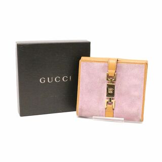 グッチ(Gucci)のグッチ 035-2067 ジャッキー 折り財布 ウォレット レザー ピンク(財布)