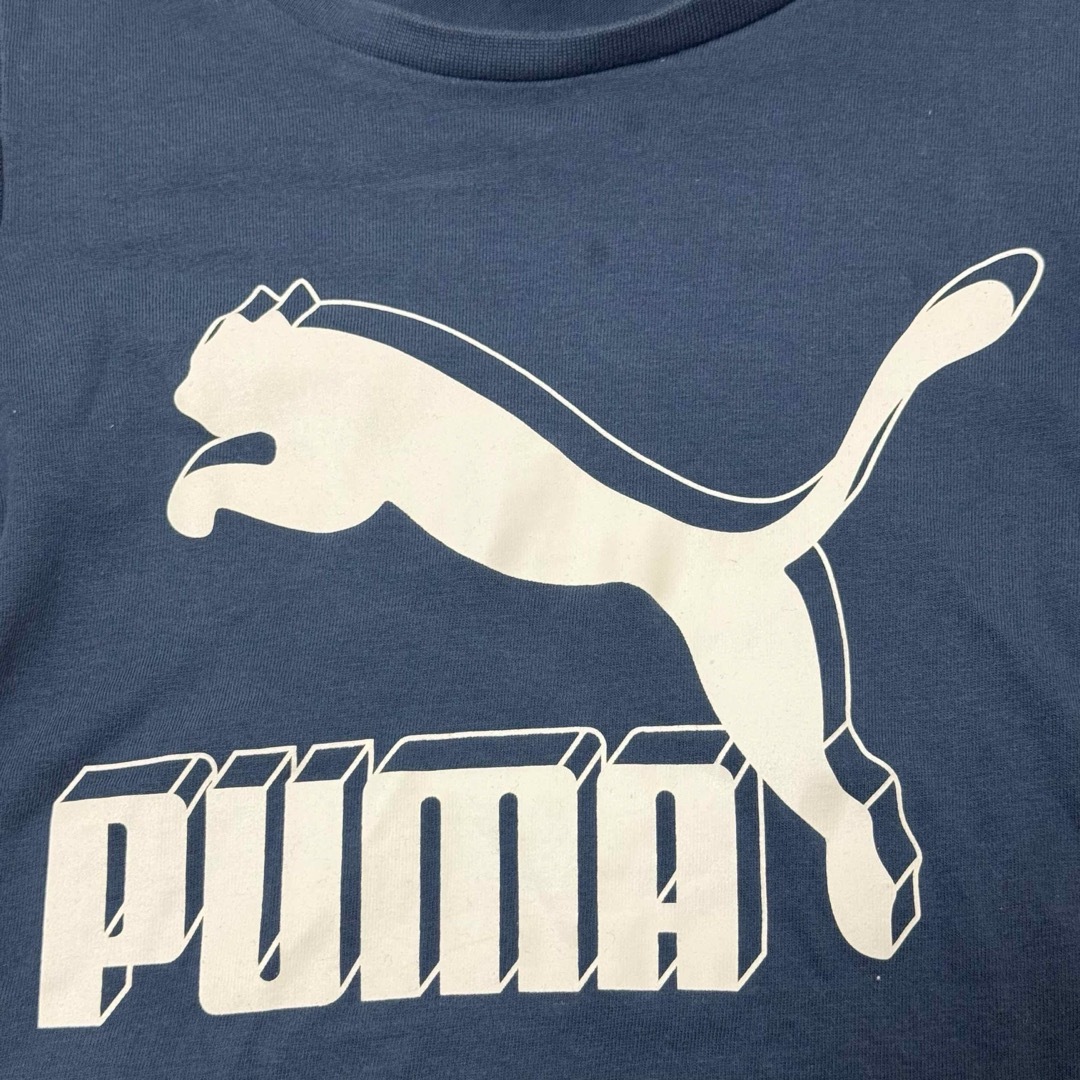 PUMA(プーマ)のプーマ Tシャツ 100cm PUMA ネイビー 3-4Y 記名なし キッズ/ベビー/マタニティのキッズ服男の子用(90cm~)(Tシャツ/カットソー)の商品写真