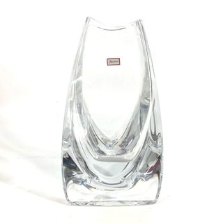 バカラ Baccarat フラワーベース インテリア マサイ 花瓶 ガラス クリア 未使用