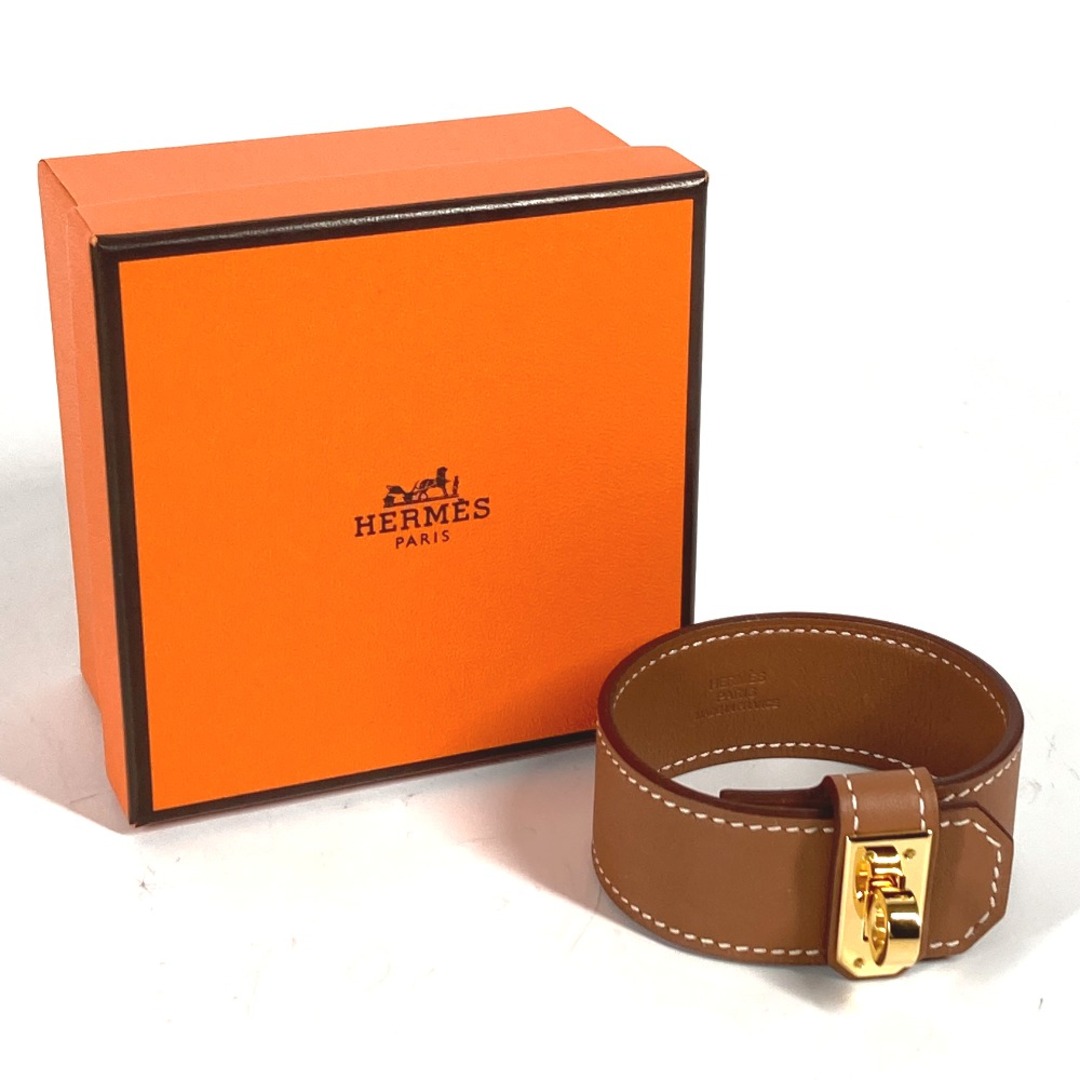 Hermes(エルメス)のエルメス HERMES ケリーツイストPM アクセサリー バングル ブレスレット スイフト B刻 ゴールド 新品同様 レディースのアクセサリー(ブレスレット/バングル)の商品写真