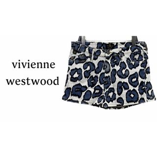 ヴィヴィアンウエストウッド(Vivienne Westwood)のヴィヴィアンウエストウッド【美品】レオパード 総柄 ショート パンツ(ショートパンツ)