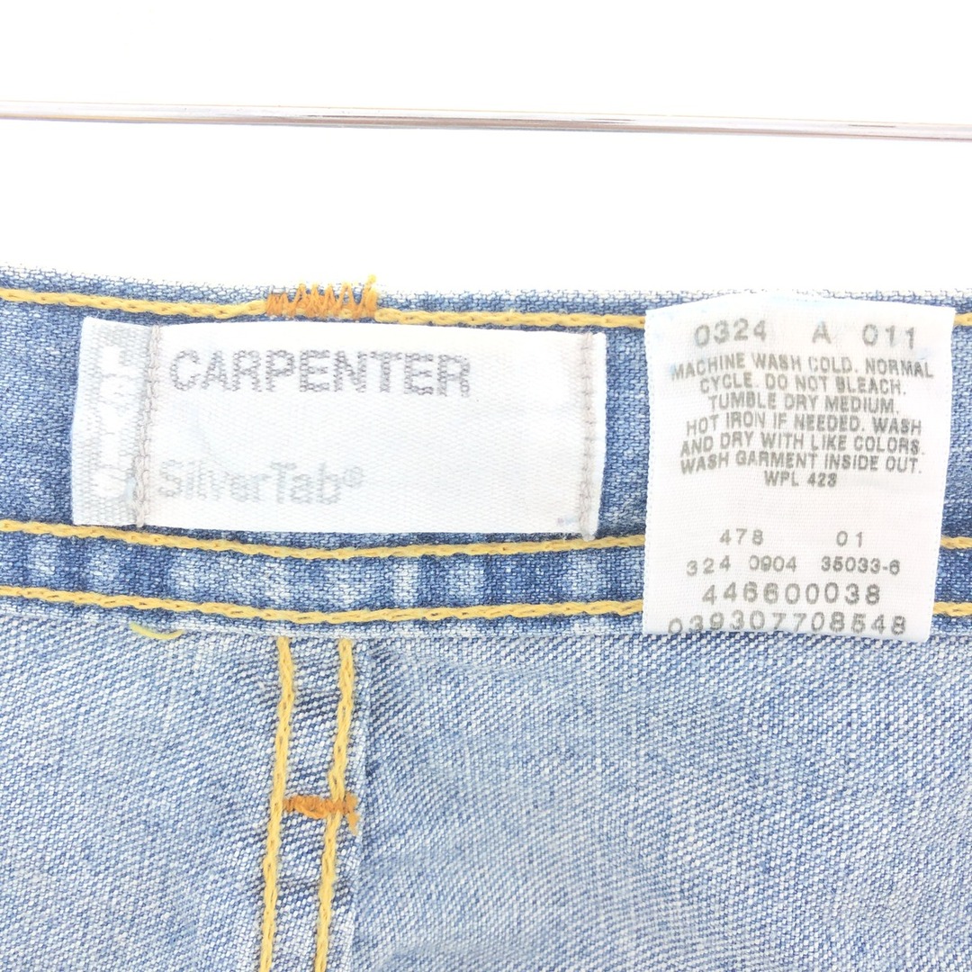 Levi's(リーバイス)の古着 00年代 リーバイス Levi's SILVER TAB シルバータブ CARPENTER デニム ペインターパンツ メンズw38 /eaa391879 メンズのパンツ(デニム/ジーンズ)の商品写真