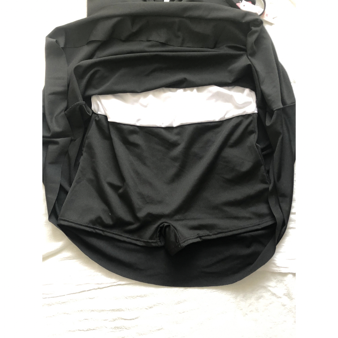 水着 レディース 韓国 ワンピース 体型カバー ワンピース水着 ブラック 夏 レディースの水着/浴衣(水着)の商品写真
